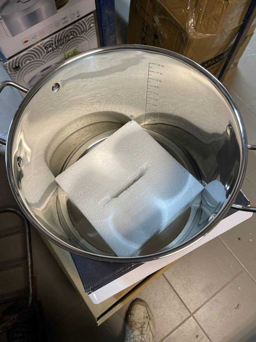 Каструля нержавіюча сталь 13л/16л/19л/22л/26л/35л Zauberg