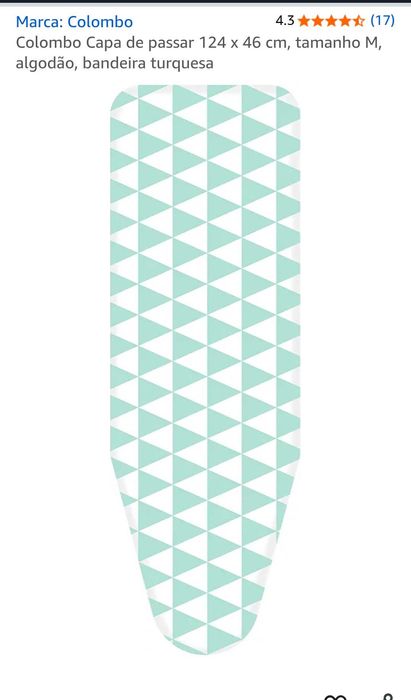 Capa tábua de passar a ferro