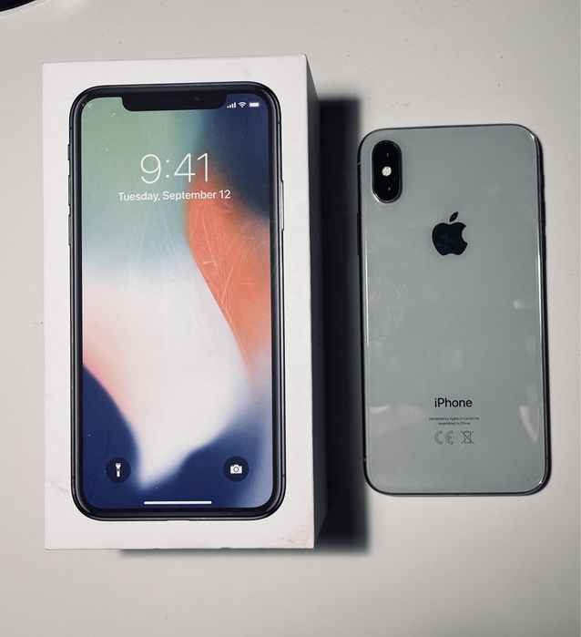 IPhone X 10 64GB Silver Zabrze • OLX.pl