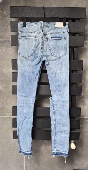 Jeansy spodnie jeansowe rurki H&M  r S