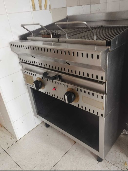 Frigorifico Inox e Grelhador a gás