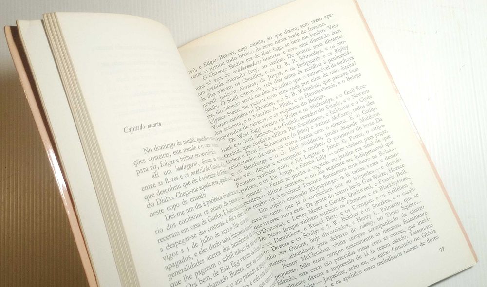 Livro O grande Gatsby - F. Scott Fitzgerald
