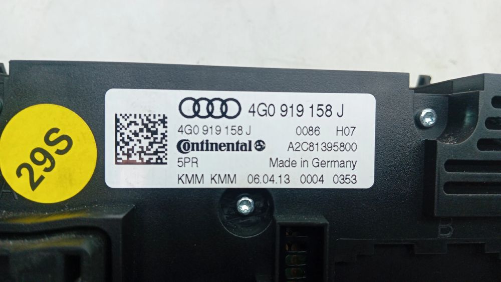 Botão / interruptor do AC AUDI A6 Avant (4G5, 4GD, C7)