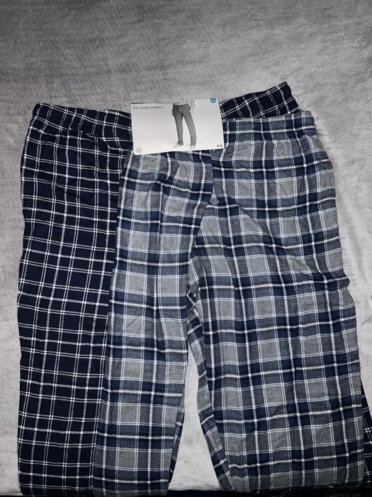 Набір штанів чоловічих в клітинку для дому C&A 2x LONG PANTS XXL