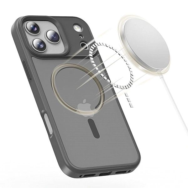 Etui Tech-Protect MagMat MagSafe na iPhone 17 Pro - szare