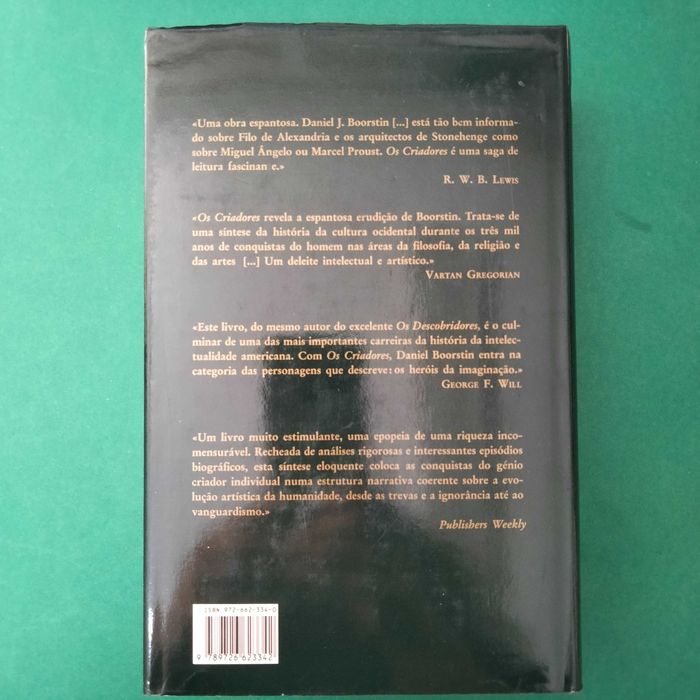 Os Criadores -Uma História dos Heróis da Imaginção, Daniel J. Boorstin