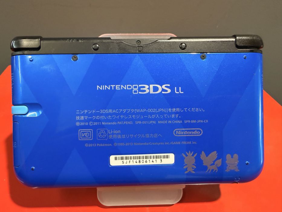 Nintendo 3DS LL XL Pokemon X Yerneas Yveltal Blue Console Limited Edition Japan