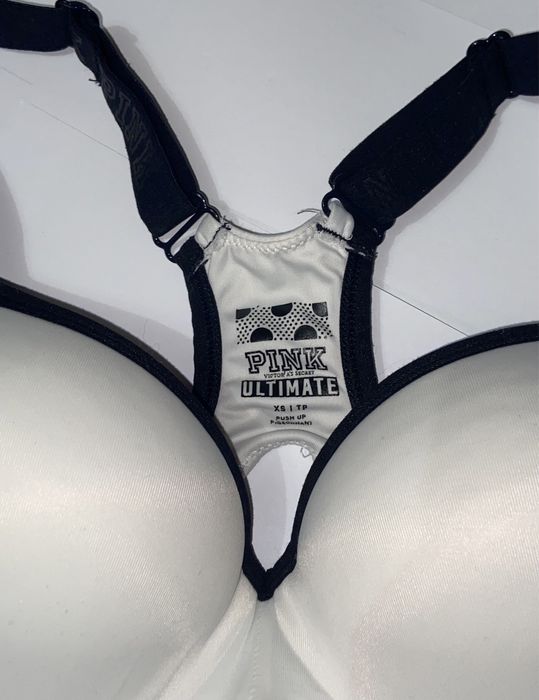 Viktoria’s secret biustonosz stanik PINK push up sport bra roz. XS