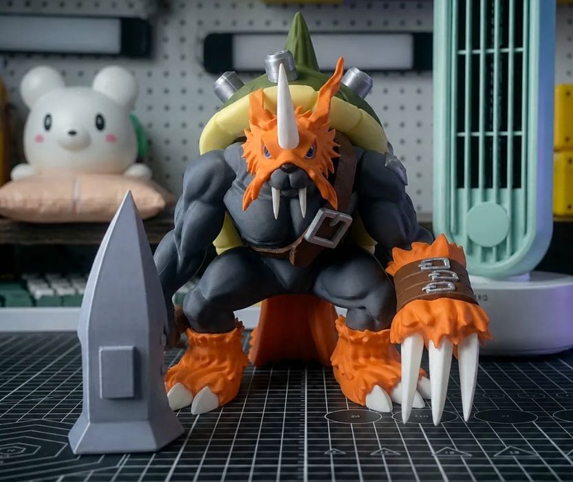 Figurka Zudomon Digimon druk 3D