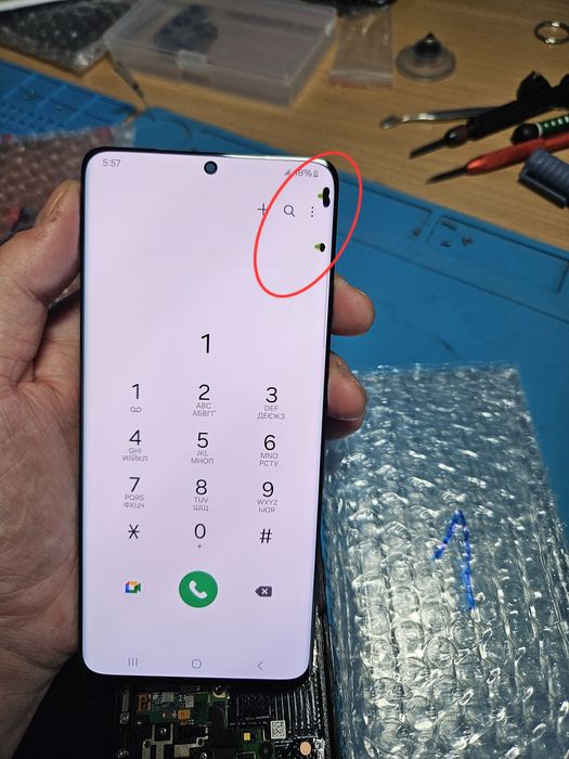 Дисплей Samsung S21 ultra G998 s21 Ultra екран оригінал