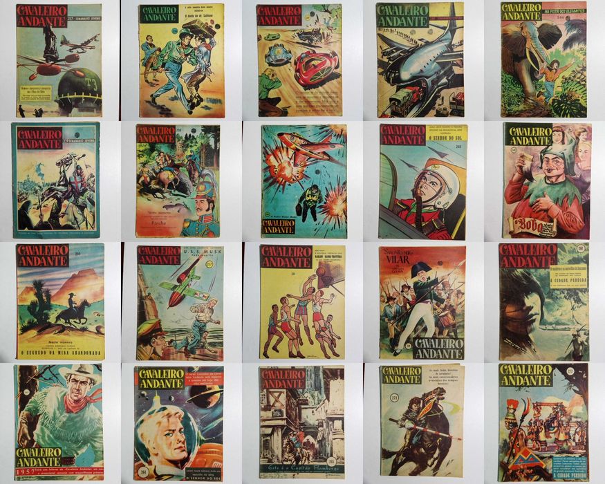 Livros Revistas Cavaleiro Andante Vários Números e Anos