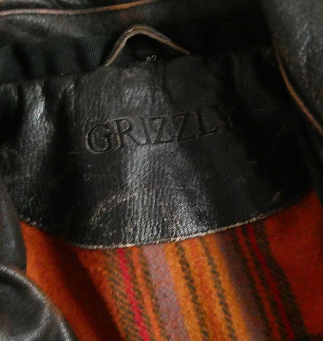 Kurtka skórzana męska GRIZZLY lotnicza SKÓRA pilotka AVIATOR M/L
