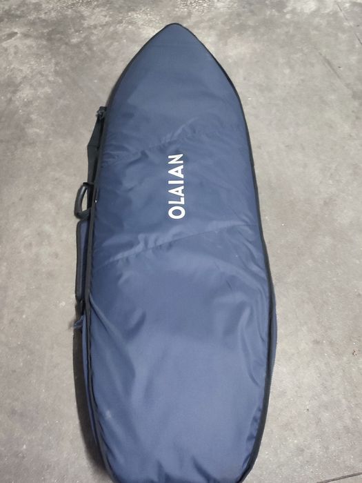 Impecável prancha surf+quilhas+saco+leash