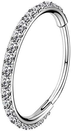 Oufer kolczyk do chrząstkii wysokiej jakości stal chirurgiczna 316L