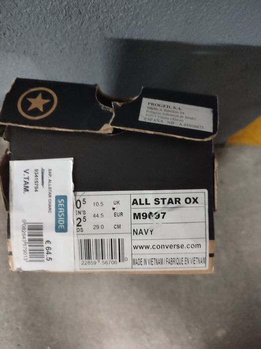 Converse All Star Ox Navy Originais Tamanho 44,5 Como Novas