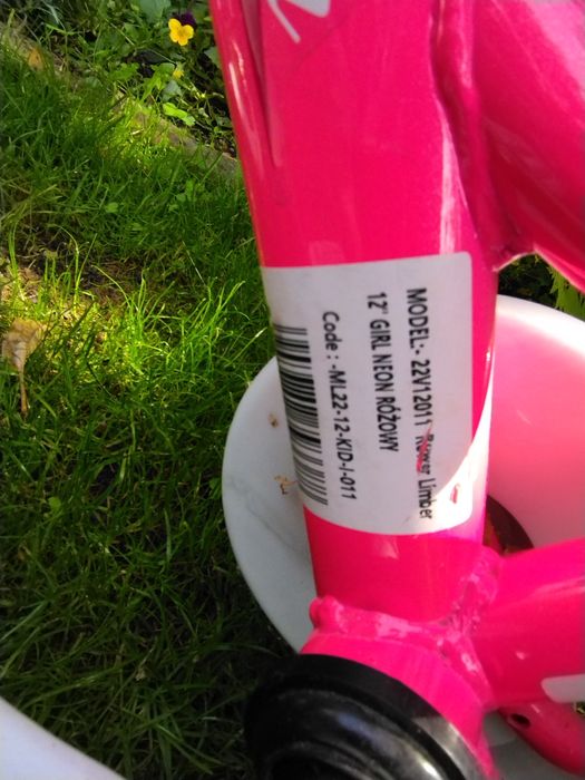 Rowerek dziecięcy Limber  Girl 12 cali