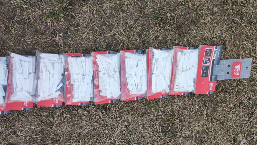 Kliny do glazury duże 35 mm Modeco Expert -85 opakowań