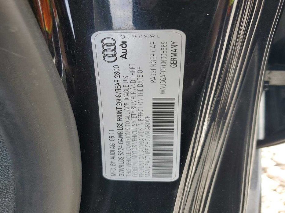 2012 Audi A7 Prestige