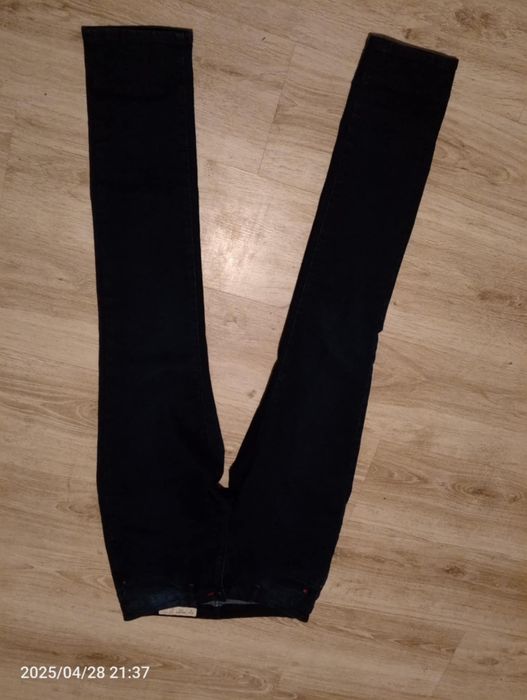 Jeansy damskie  granatowe