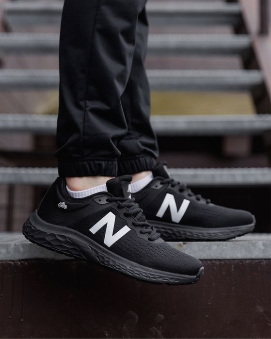 New Balance 680 Black White, чоловічі кросовки