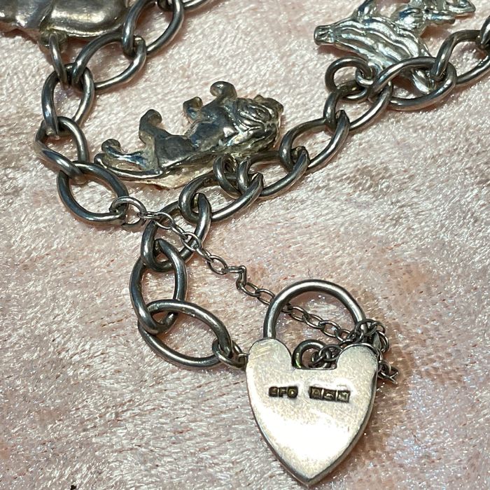 Pulseira prata inglesa 39 gram