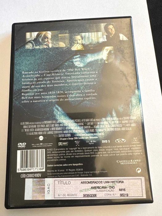DVD Assombrados - Uma História Americana