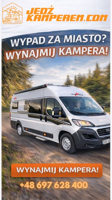 Wynajem kampervan Cathago Malibu. Gotowy na Twoja przygodę!