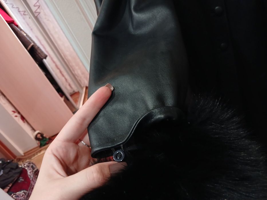 Пальто натуральна шкіра