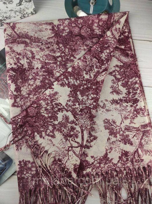 Кашемировый палантин шарф платок Cashmere жіночий шарф хустка