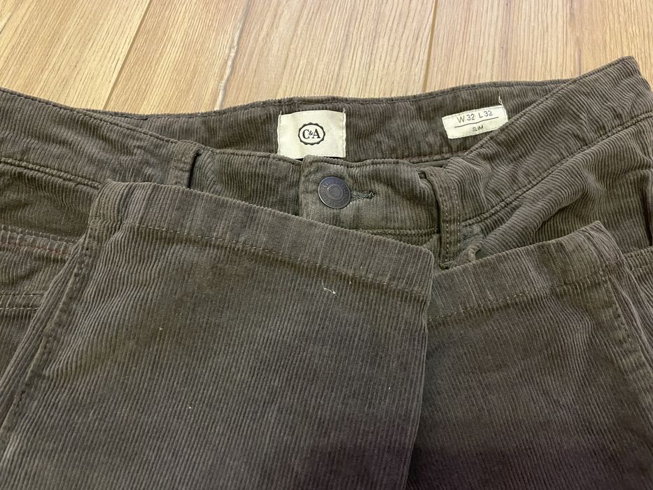 Spodnie męskie sztruksowe