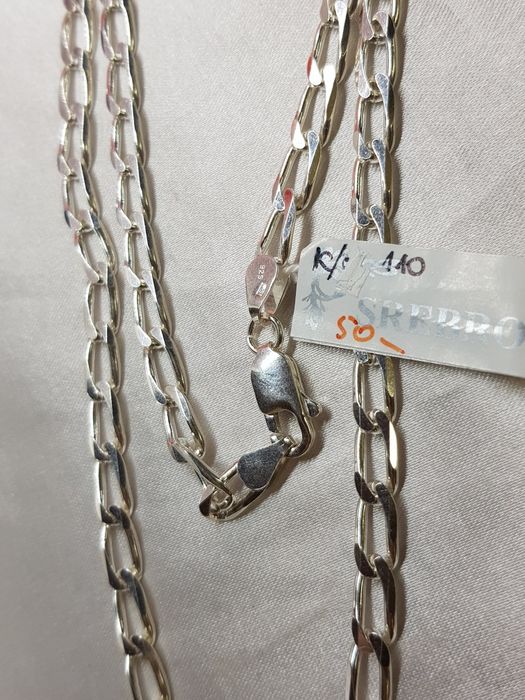 Srebrny łańcuszek srebro 925 długość 50cm