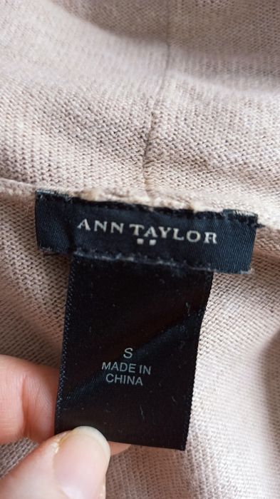 Sg Kamizelka narzutka 36 , 38 , S , M modna kamizelka beż Ann Taylor
