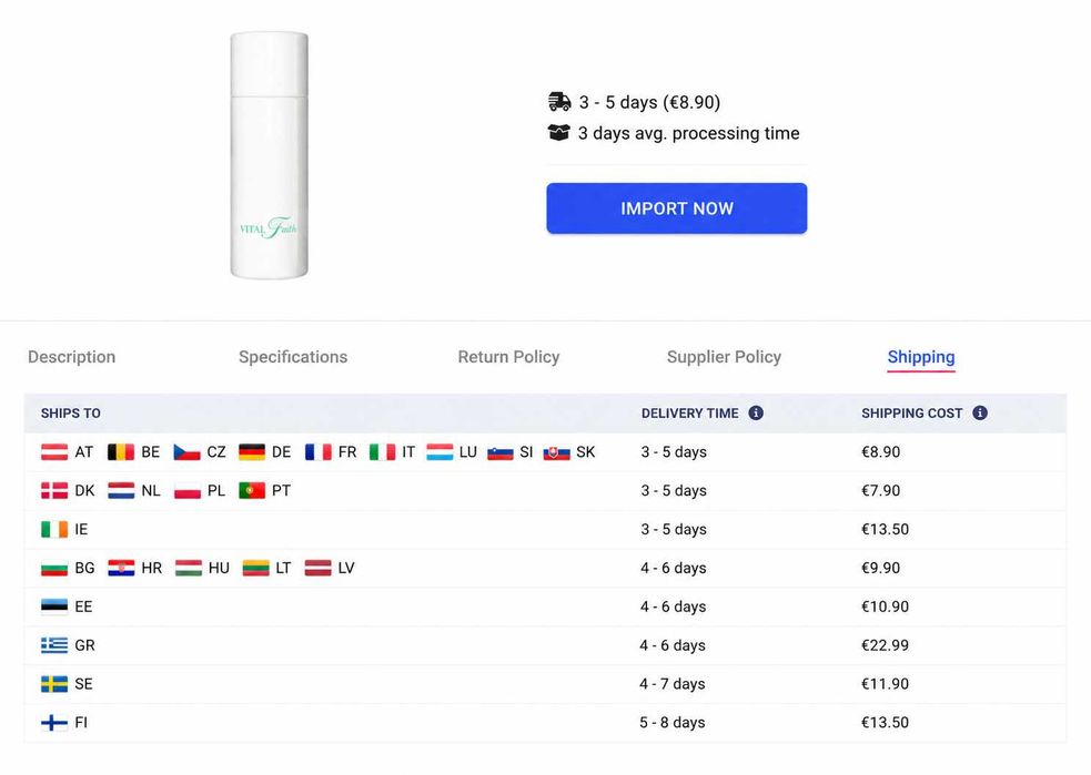 Loja Online Premium de Cosméticos – Dropshipping na Europa