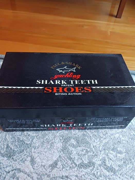 Sapatilhas paul and shark em bom estado azul marinho