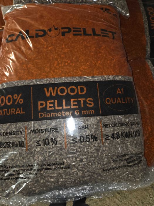 Pellet 6 mm, dębowy, 1005 kg, dostawa autem z windą