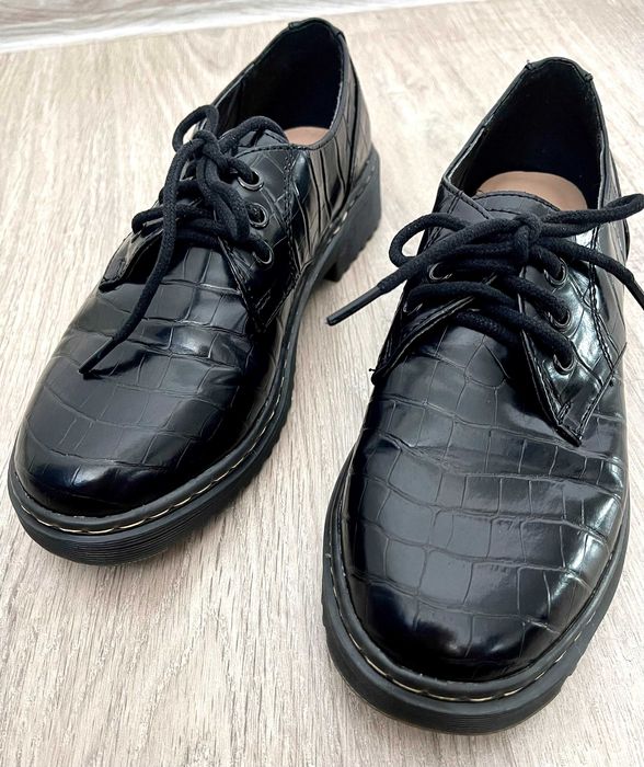 Жіночі шкіряні туфлі-дербі (оксфорди) PAPAYA 37 розмір (23,5 см)