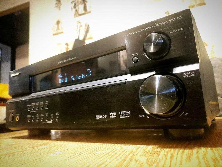 Ресивер/Усилитель PIONEER VSX 415 DTS 5.1 Идеал. + ПОДАРОК DVD player!