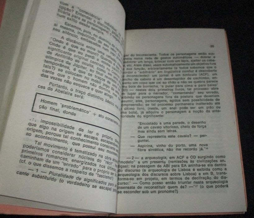 Livro A Cicatriz e o Verbo Analise da obra Romanesca Augusto Abelaira