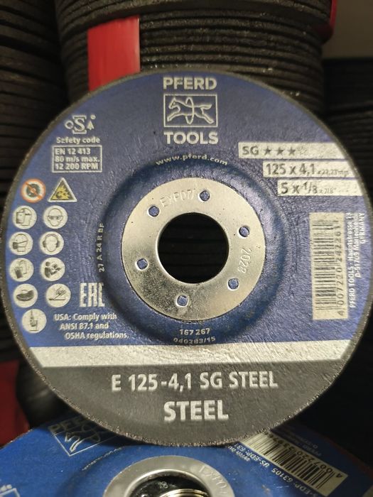 Tarcze Pferd SG  4,1 i 2,4 x125 mm