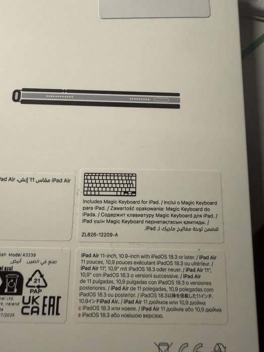 Klawiatura iPad Magic Keyboard, Ipad Air 11, 10.9-inch