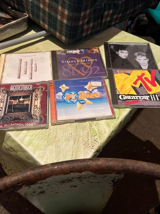 Lote 6 CDs Originais – Simple Minds, OMD, MTV Ibiza 99, MTV Greatest Hits e outros