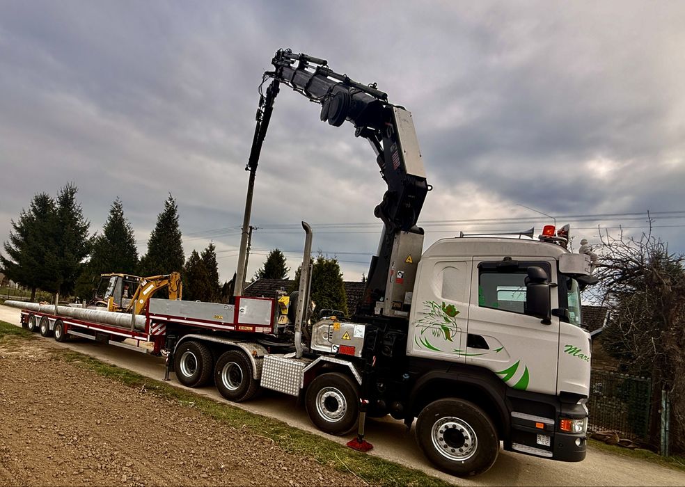 transport HDS 759 Kraków platforma niskopodwoziowa 25t, HDS 25m | Transport do 25t | Relokacje maszyn | Dachy | Niepołomice