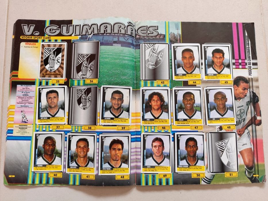 Caderneta de Cromos - Futebol 98/99 (163 Cromos)
