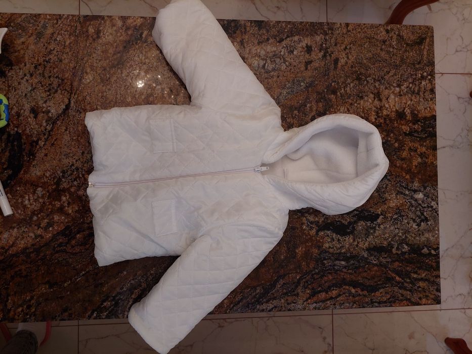 Zestaw na chrzest z kurtka