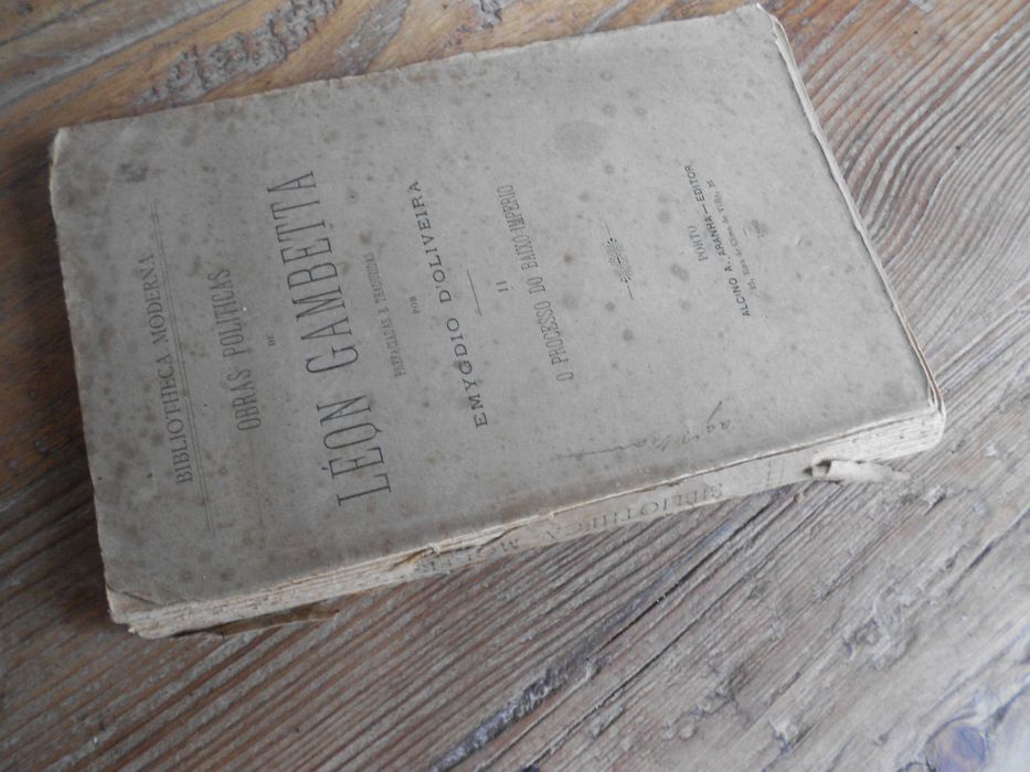 Raro - Obras politicas de Leon Gambetta  - 1883