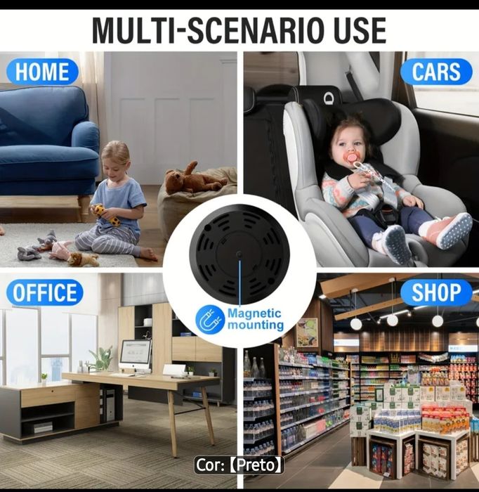 Mini camera de vigilância, segurança e protecção da sua casa