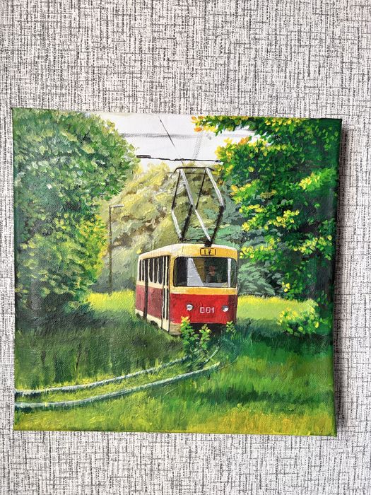 acrilic art - childhood way