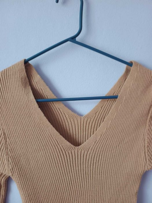 Bluzka kolor bezowy, XS