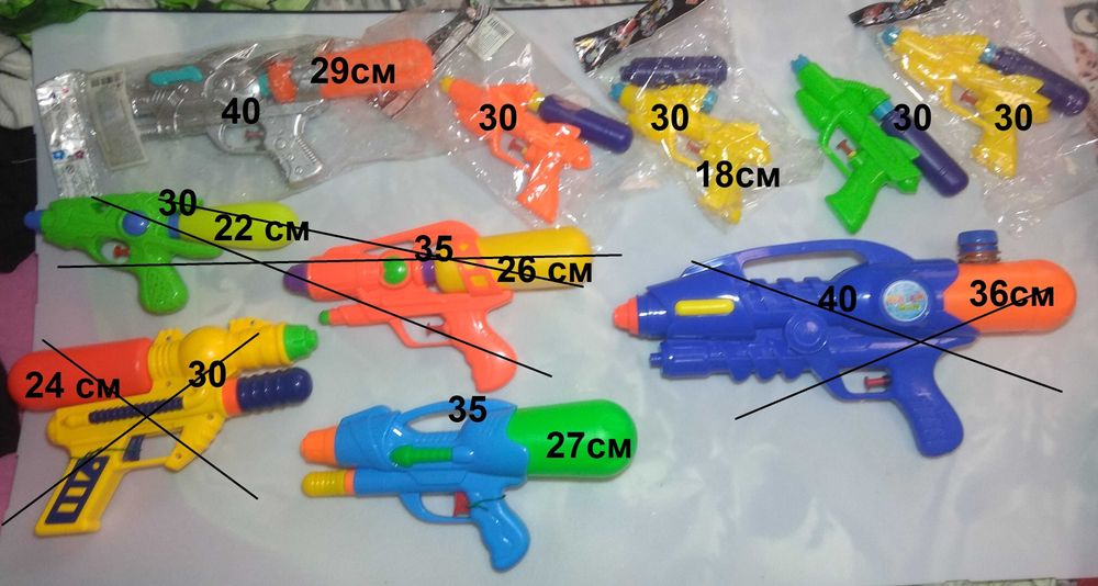 Водяні пістолети ,автомати дитячі