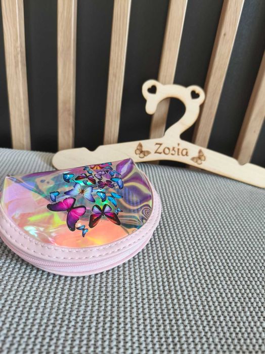 Dziecięcy portfelik breloczek dla dziecka motyle nowy